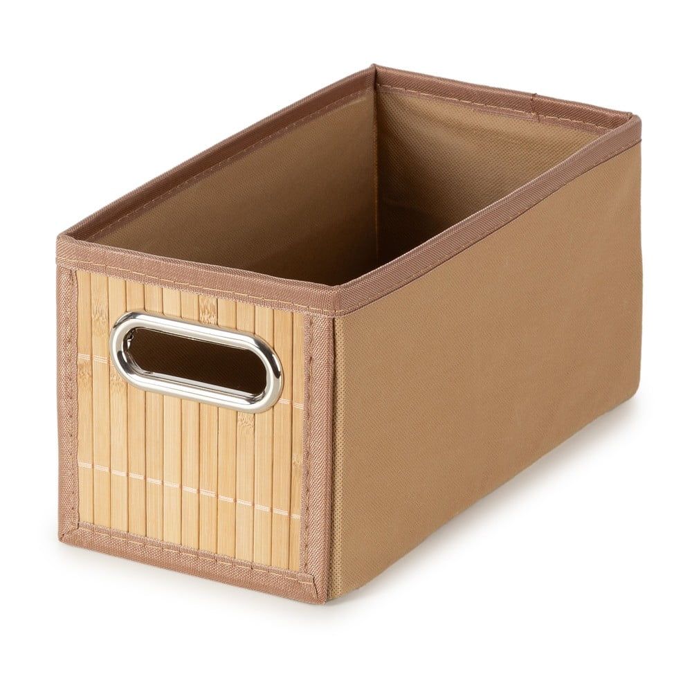 Bambusový úložný box v přírodní barvě 15x31x15 cm – Compactor - Bonami.cz