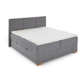 Béžová boxspring postel s úložným prostorem 180x200 cm Tambo – Meise Möbel