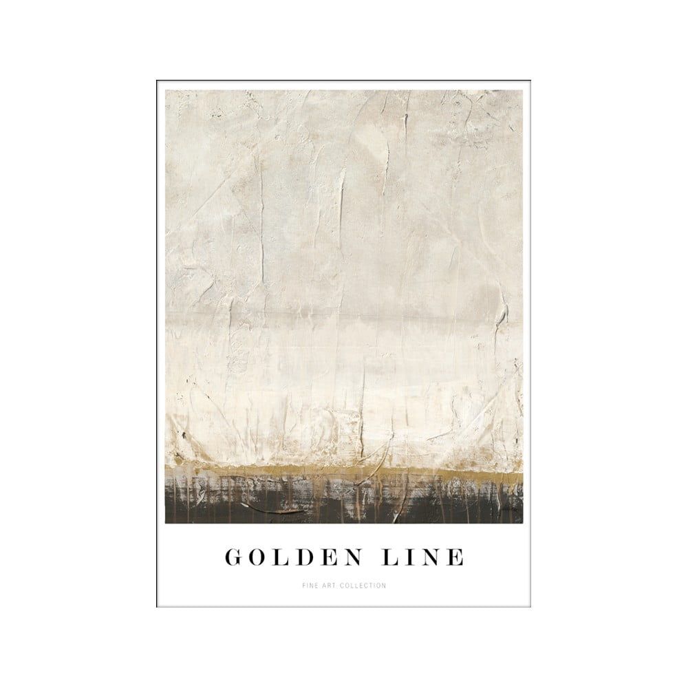 Plakát v rámu 52x72 cm Golden Line   – Malerifabrikken - Bonami.cz