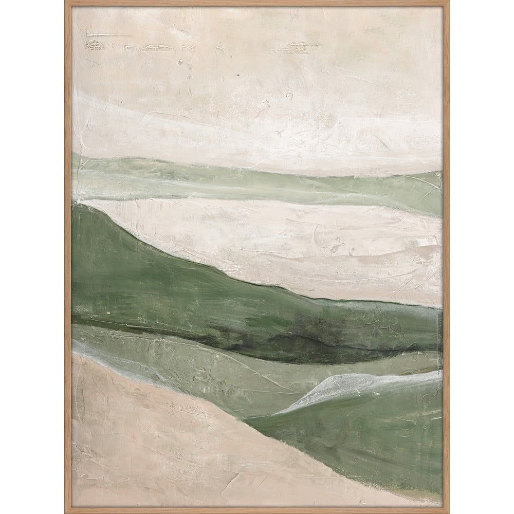 Ručně malovaný obraz 90x120 cm Green Field    – Malerifabrikken - Bonami.cz