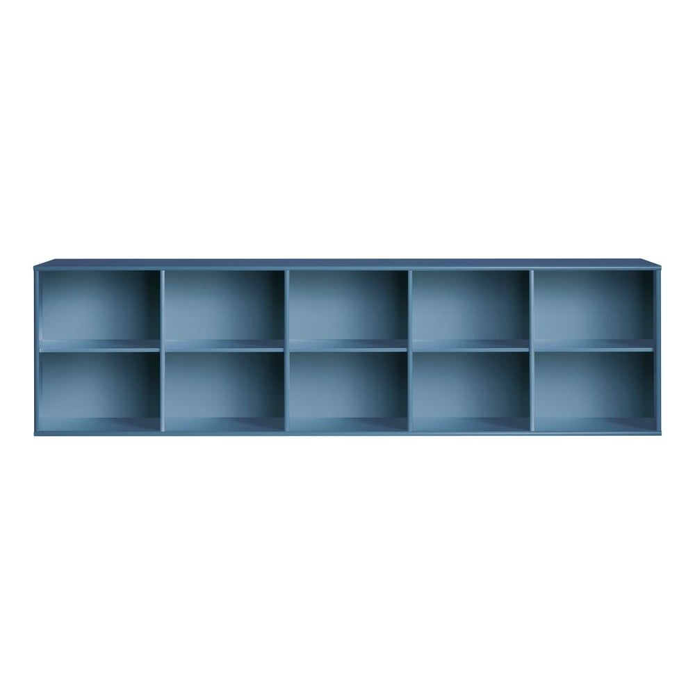 Modrá závěsná knihovna 220x61 cm Mistral – Hammel Furniture - Bonami.cz