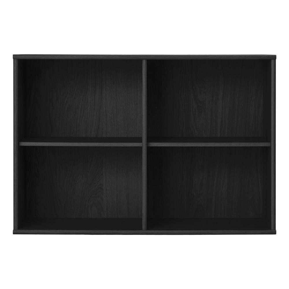 Černá závěsná knihovna v dekoru jasanu 89x61 cm Mistral – Hammel Furniture - Bonami.cz