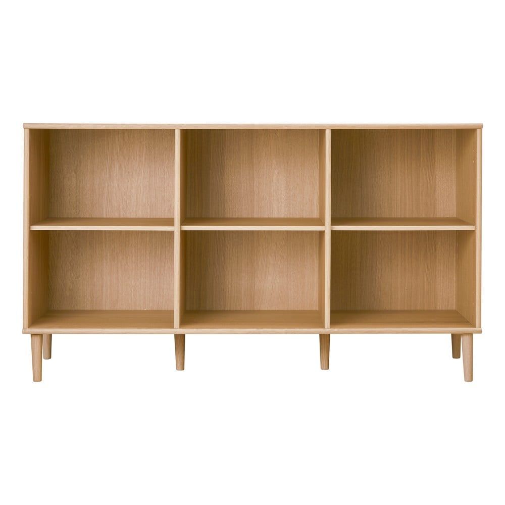 Knihovna v dekoru dubu v přírodní barvě 133x75 cm Mistral – Hammel Furniture - Bonami.cz