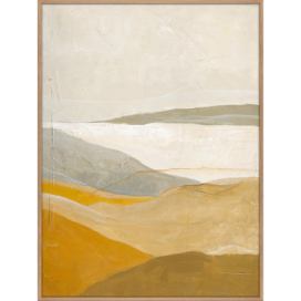 Ručně malovaný obraz 90x120 cm Yellow Field    – Malerifabrikken