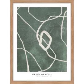 Plakát v rámu 32x42 cm Green Grafica   – Malerifabrikken