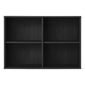 Černá závěsná knihovna v dekoru jasanu 89x61 cm Mistral – Hammel Furniture