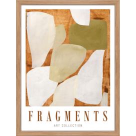 Plakát v rámu 32x42 cm Fragments   – Malerifabrikken