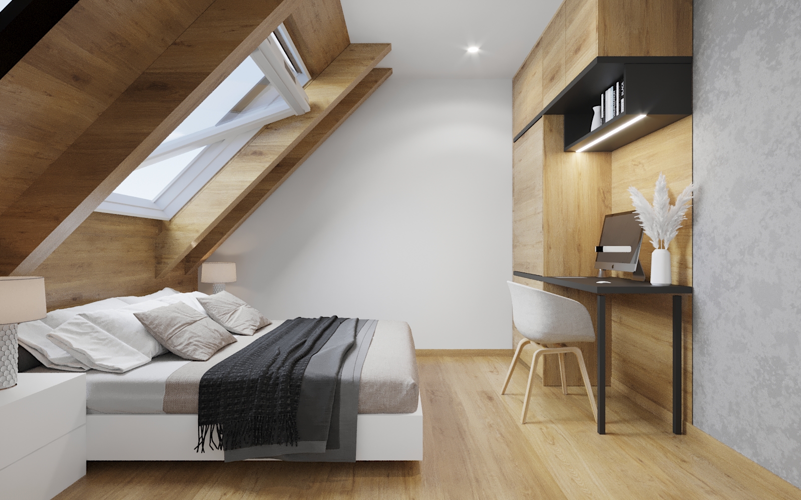 podkrovní ložnice.jpg - Virtuální bydlení