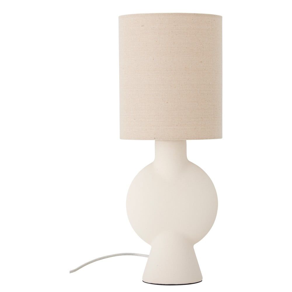 Béžová stolní lampa s textilním stínidlem (výška 54,5 cm) Sergio – Bloomingville - Bonami.cz