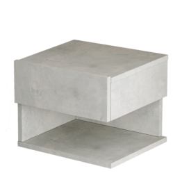 Noční stolek LOVE světlý beton