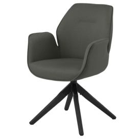 Jídelní židle AURA 2 tmavě šedá/černá
