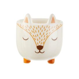 Kamenný obal na květináč ø 7 cm Woodland Fox – Sass & Belle