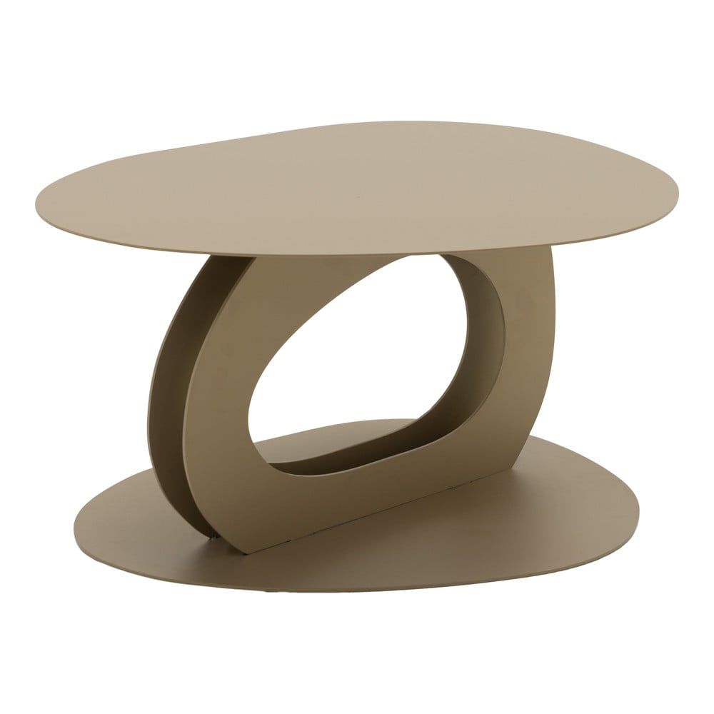 Béžový kovový konferenční stolek 55x66 cm Tonda – Spinder Design - Bonami.cz