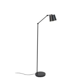 Černá stojací lampa s kovovým stínidlem (výška 135 cm) Hajo – White Label