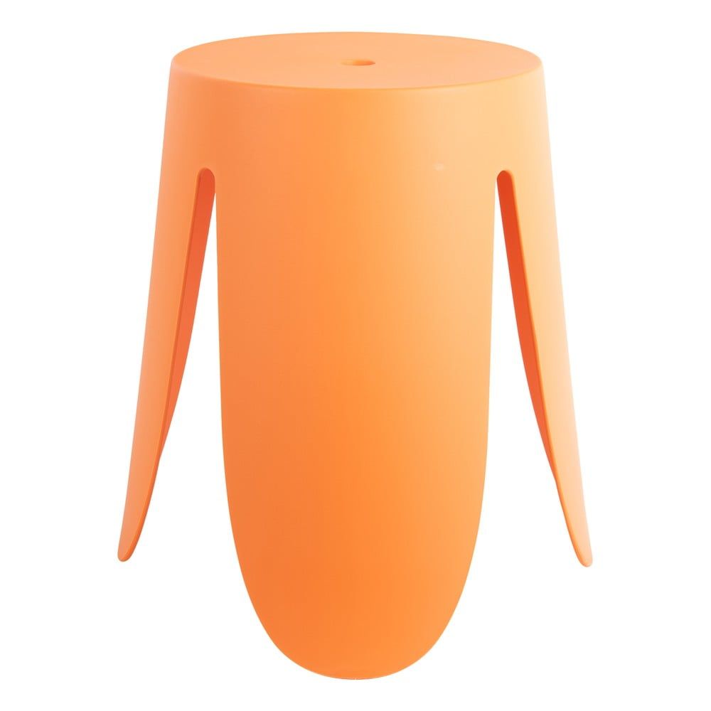 Oranžová plastová stolička Ravish – Leitmotiv - Bonami.cz