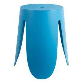 Modrá plastová stolička Ravish – Leitmotiv