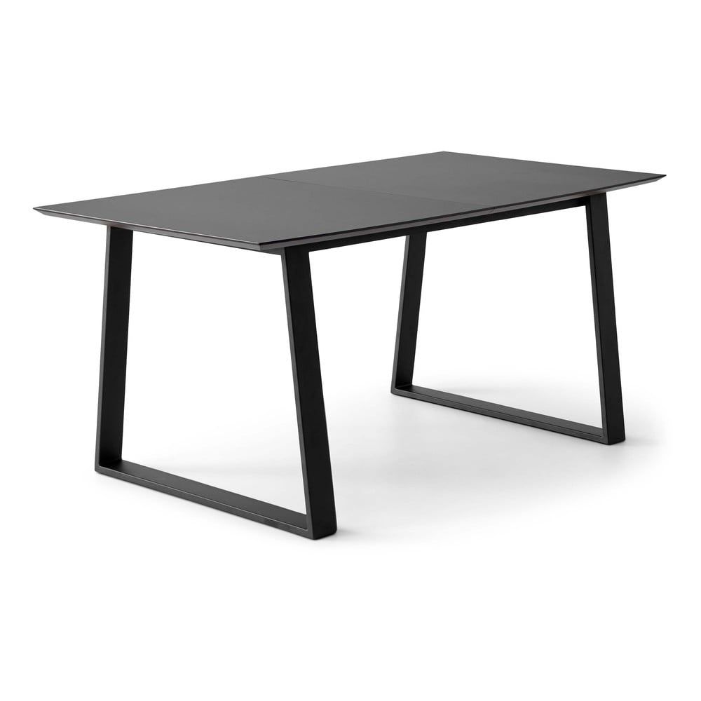 Černý rozkládací jídelní stůl s černou deskou 90x165 cm Meza – Hammel Furniture - Bonami.cz