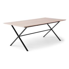 Rozkládací jídelní stůl s deskou v dubovém dekoru v přírodní barvě 100x210 cm Meza – Hammel Furniture