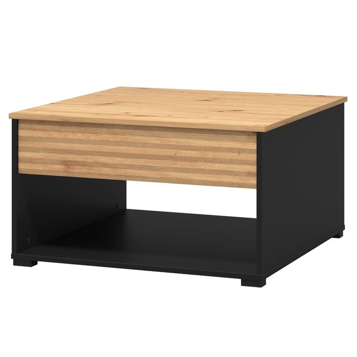 Konferenční stolek TARANTO černá/dub artisan - SCONTO Nábytek s.r.o.