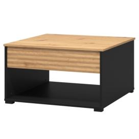 Konferenční stolek TARANTO černá/dub artisan