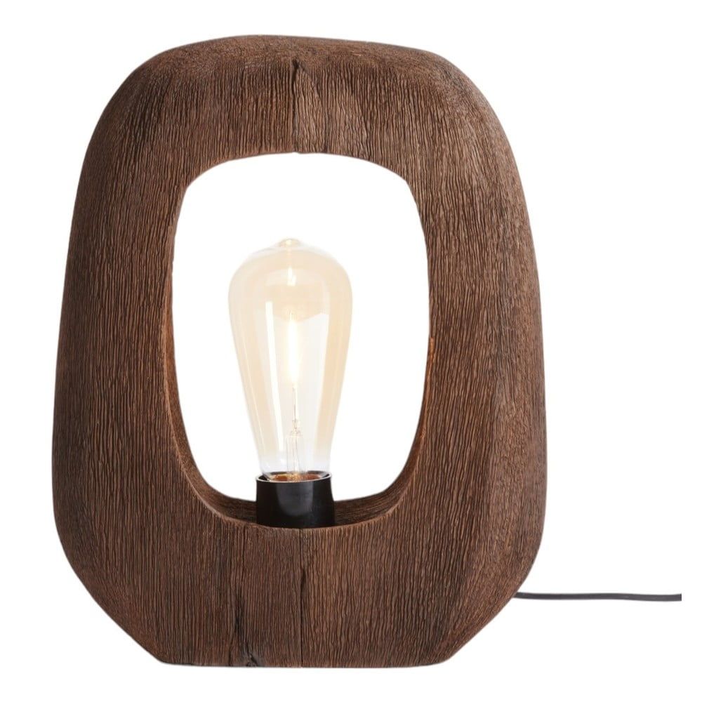 Hnědá stolní lampa (výška 30 cm) Kelafo – Light & Living - Bonami.cz