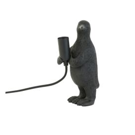 Matně černá stolní lampa (výška 24 cm) Penguin – Light & Living