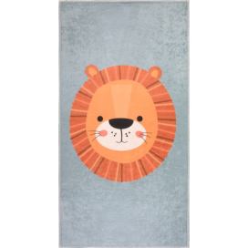 Oranžovo-světle šedý dětský koberec 160x230 cm Lion\'s Mane – Vitaus