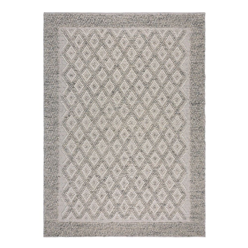 Šedý ručně tkaný koberec s příměsí vlny 160x230 cm Minerals Diamond – Flair Rugs - Bonami.cz