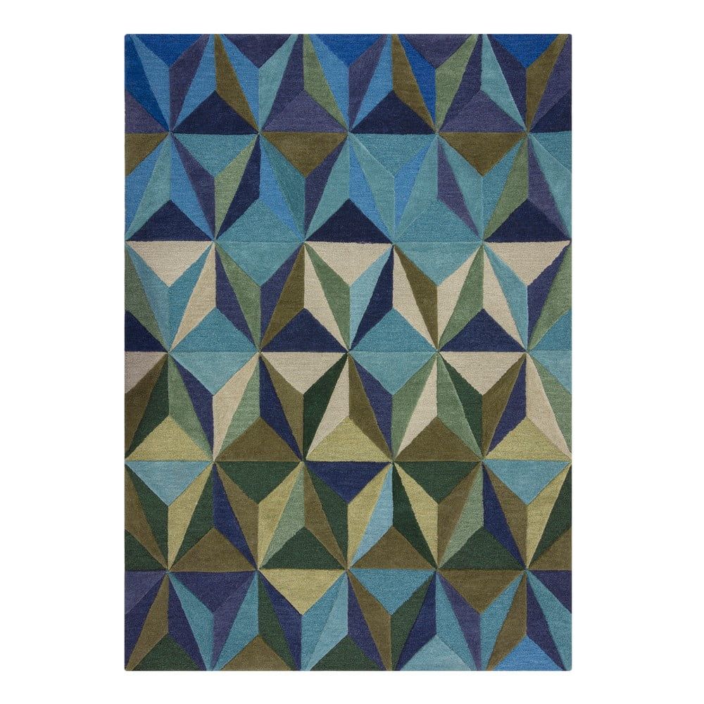 Modrý vlněný koberec 160x230 cm Reverie – Flair Rugs - Bonami.cz