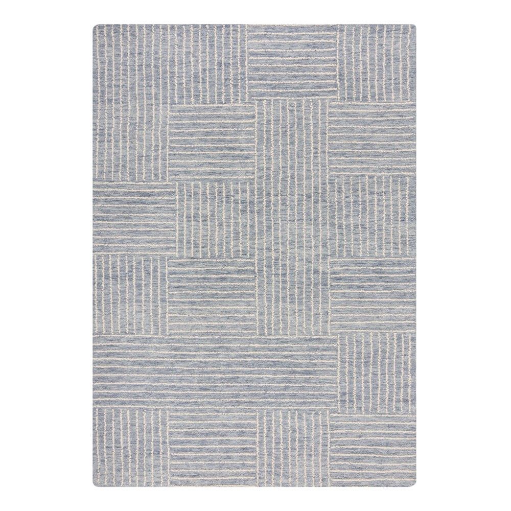Světle modrý ručně tkaný vlněný koberec 120x170 cm Memphis Wool – Flair Rugs - Bonami.cz
