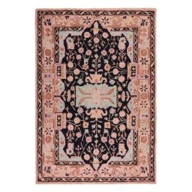 Růžový ručně tkaný vlněný koberec 120x170 cm Blossom Traditional – Flair Rugs