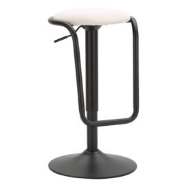 Bílo-černá barová židle s nastavitelnou výškou Destiny – Mauro Ferretti