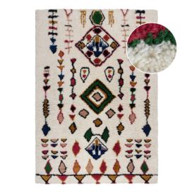 Krémový ručně tkaný vlněný koberec 200x290 cm Moroccan Fes – Flair Rugs