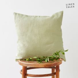 Lněný povlak na polštář 40x40 cm Sage – Linen Tales