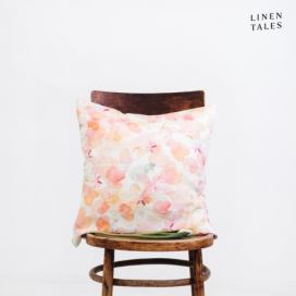 Lněný povlak na polštář 40x40 cm Floral – Linen Tales