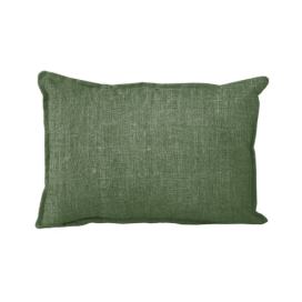 Povlak na polštář Linen Couture Lino Green Moss, 50 x 35 cm