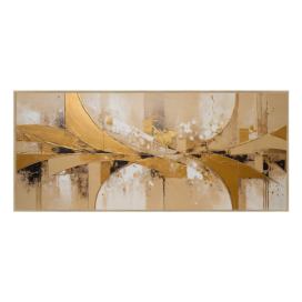 Obraz 150x60 cm Gold Abstraction Bonami.cz