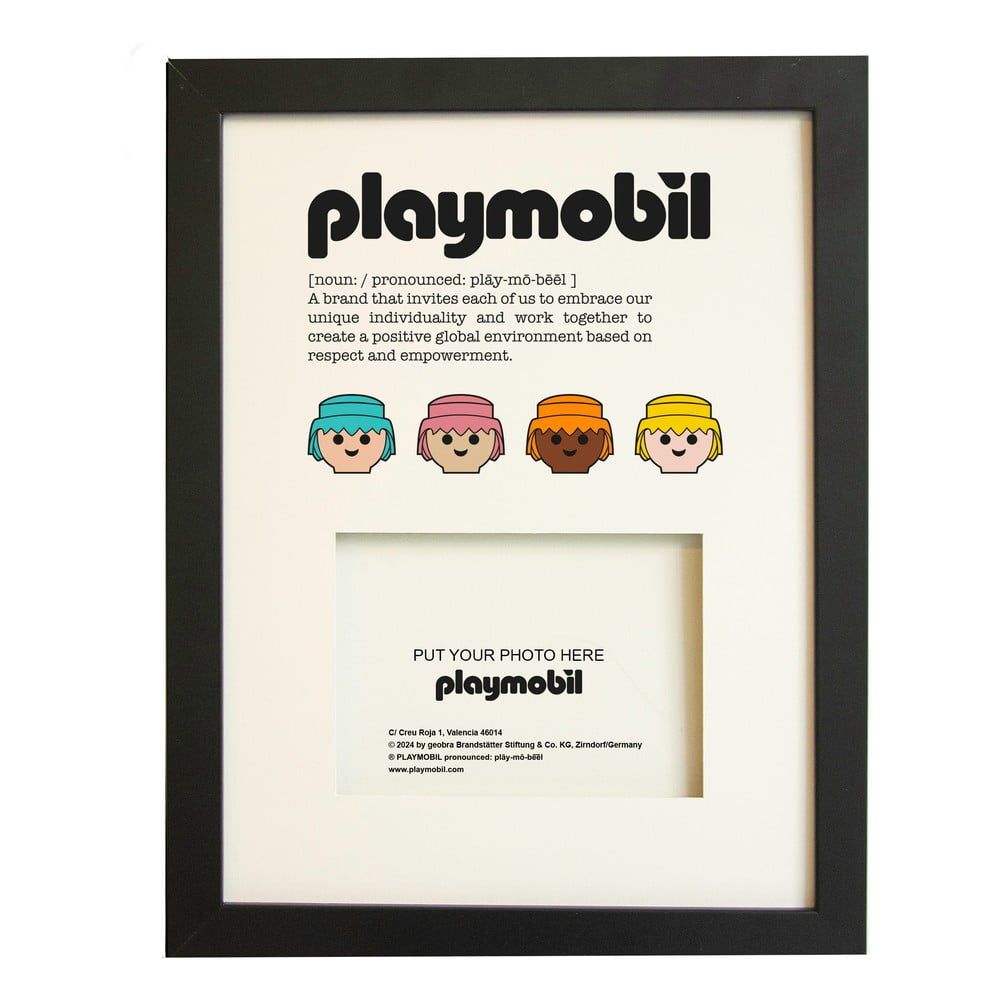 Černý rámeček na zeď 30x40 cm – Playmobil - Bonami.cz