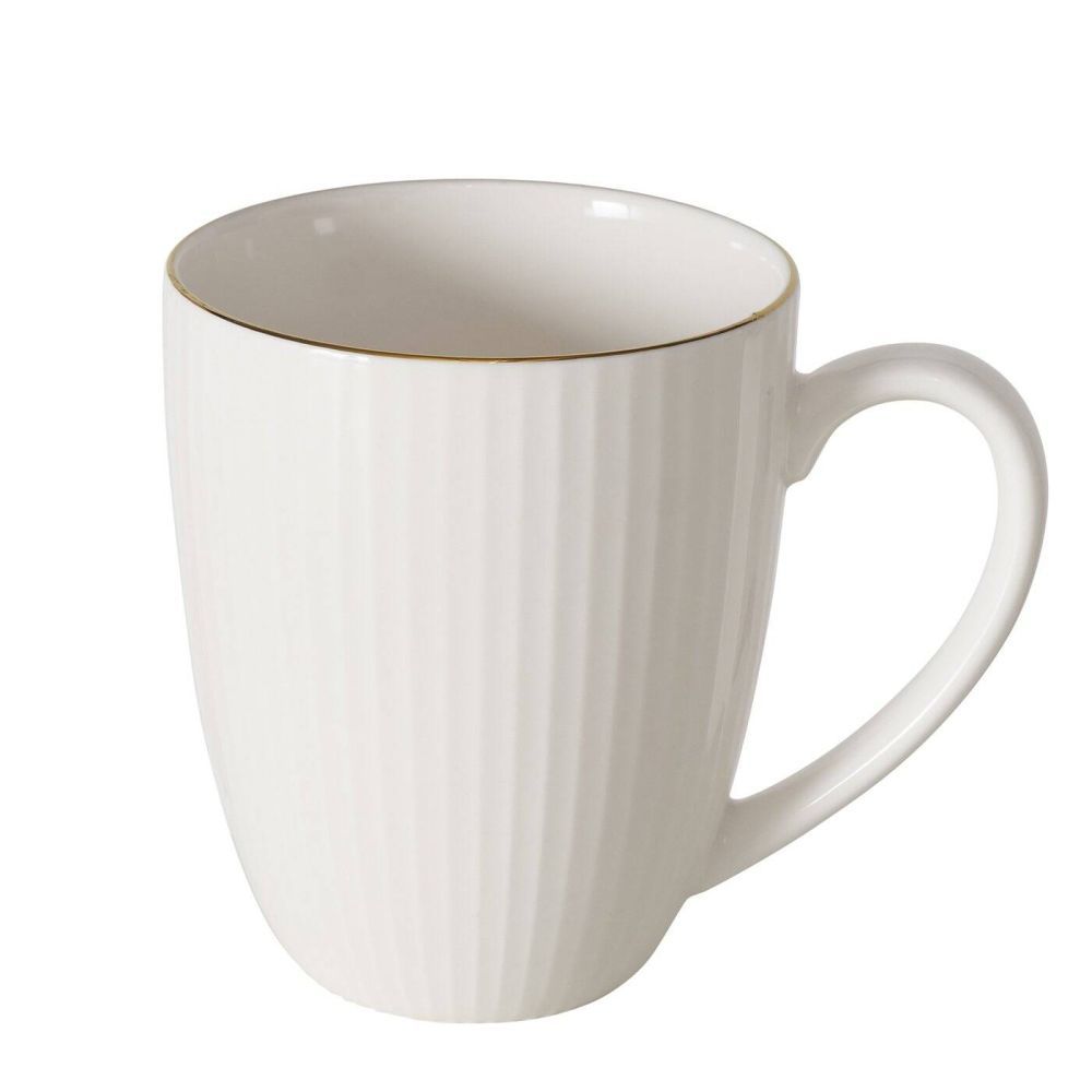 Boltze Home Porcelánový hrnek, bílý, 400 ml - EDAXO.CZ s.r.o.