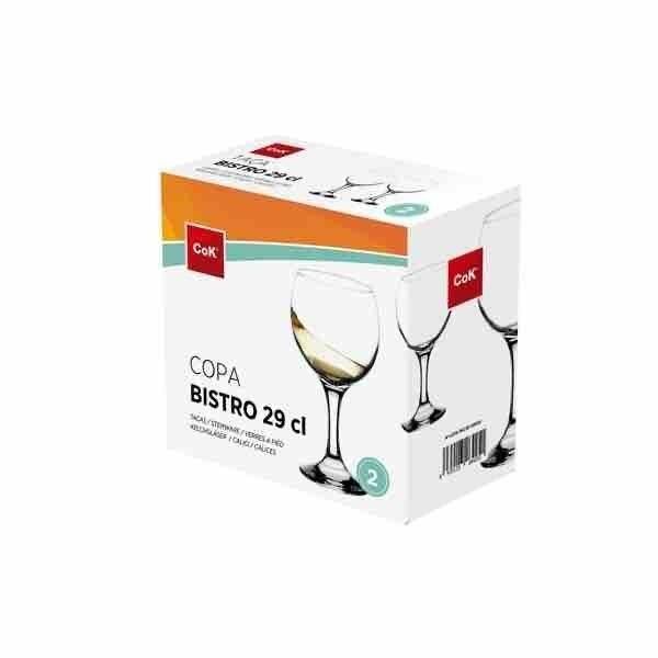 Cegeco Sklenice na víno CoK Bistro 290ml 2ks - Mujrendlik.cz