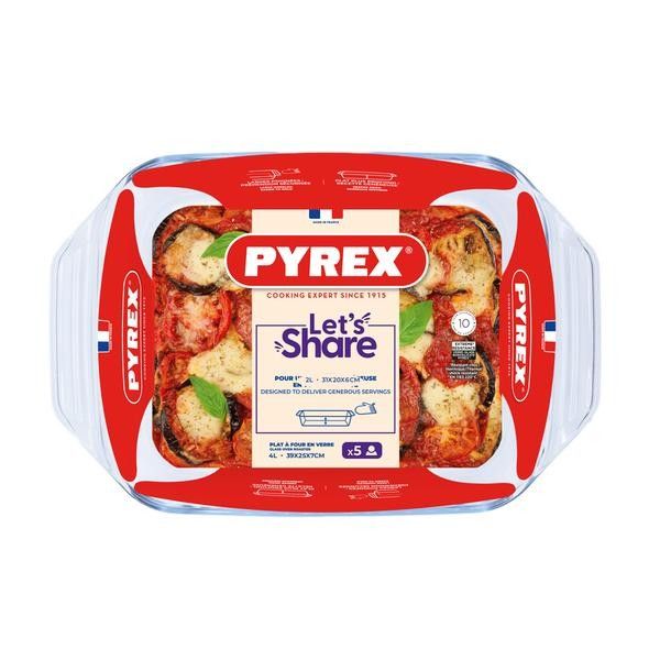 Skleněný pekáč Pyrex 39x25cm/4l - Mujrendlik.cz