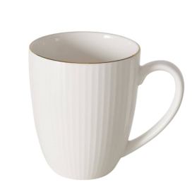 Boltze Home Porcelánový hrnek, bílý, 400 ml