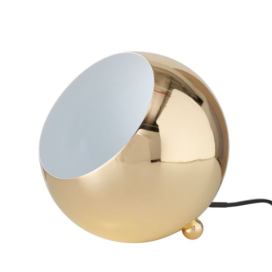 Boltze Home Stolní lampa Missy, Ø 15 cm, zlatá