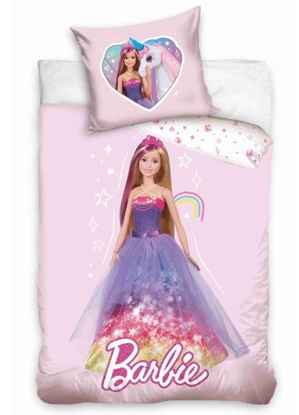 Dětské povlečení bavlna do postýlky Barbie Princezna 100x135+40x60 cm  - POVLECENI-OBCHOD.CZ