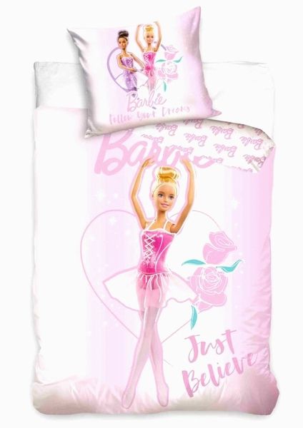 Carbotex dětské povlečení bavlna Barbie Princezna Baletka 140x200+70x90 cm - POVLECENI-OBCHOD.CZ