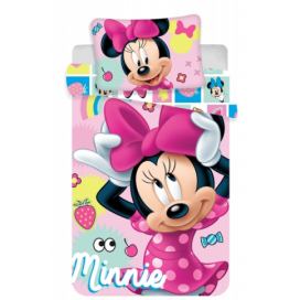 Jerry fabrics Disney povlečení do postýlky Minnie sweet baby 100x135 + 40x60 cm 