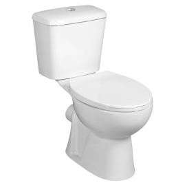 AQUALINE - JOSE WC kombi, dvojtlačítko 3/6l, zadní odpad, bílá PS8812