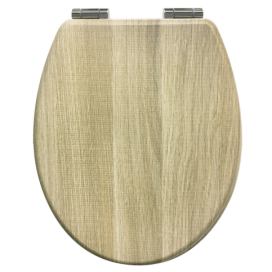 Wc sedátko se zpomalovacím mechanismem AWD Interior MDF Natur 1702