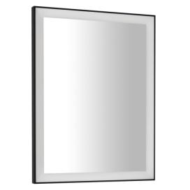 SAPHO - GANO zrcadlo s LED osvětlením 60x80cm, černá LG260