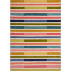 Flair Rugs koberce Ručně všívaný kusový koberec Illusion Piano Pink/Multi Rozměry koberců: 160x230 Mdum